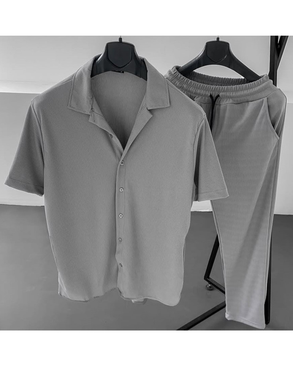 ENSEMBLE PLISSÉ PANTALON ET CHEMISE 🇹🇷🇹🇷🇹🇷