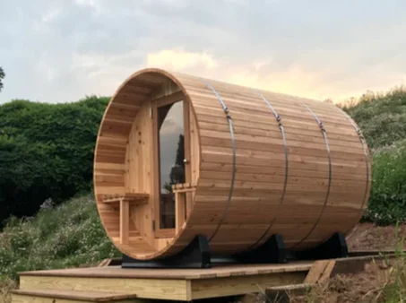 Huntington 4-6 Person Canopy Barrel Sauna