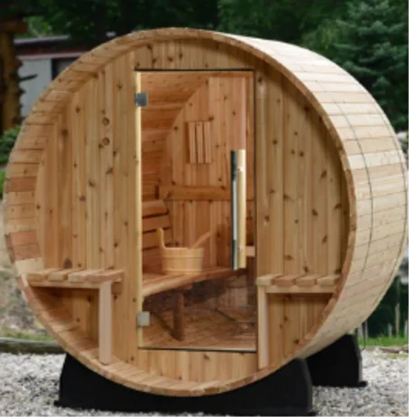 Vienna 2 Person Canopy Barrel Sauna