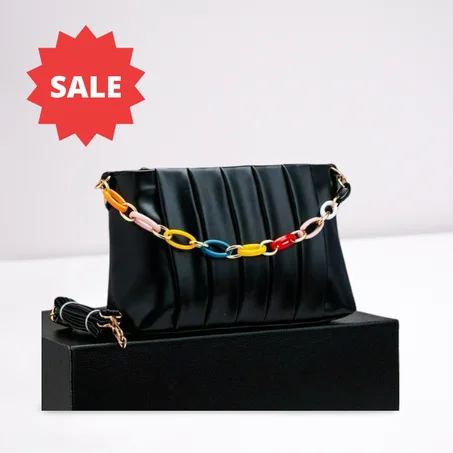 حقيبة كتف مستوردة مصنوعة من الجلد الطبيعي