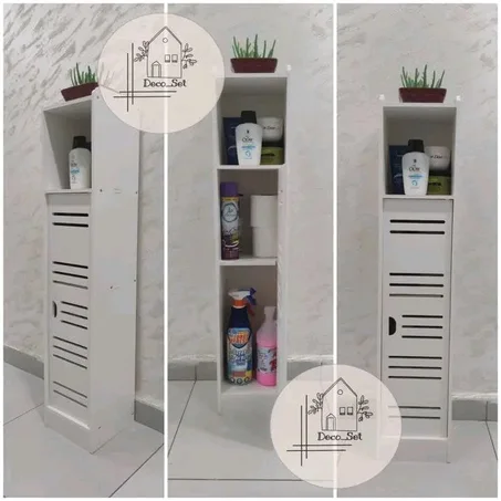 Armoire de rangement pour sanitaire+CADEAU #PGP002 100x20x21
