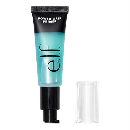 e.l.f. Power Grip Primer, base facial hidratante a base de gel para suavizar la piel y agarrar el maquillaje, hidrata y imprima, 0.811 onzas líquidas (0.8 fl oz)