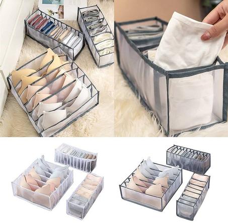 صندوق تخزين الملابس الداخلية القابل للطي