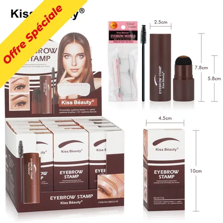 Eyebrow Stamp : Ensemble de tampons à sourcils