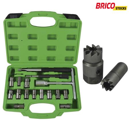SET ESCARIADOR INYECTORES 17 PCS