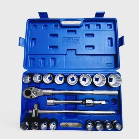 Estuche de herramientas de autocle 3/4" vasos de 12 caras, 21 piezas