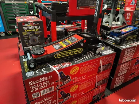 Gato hidráulico extraplano KraftMuller Pro Line de 2,25 T