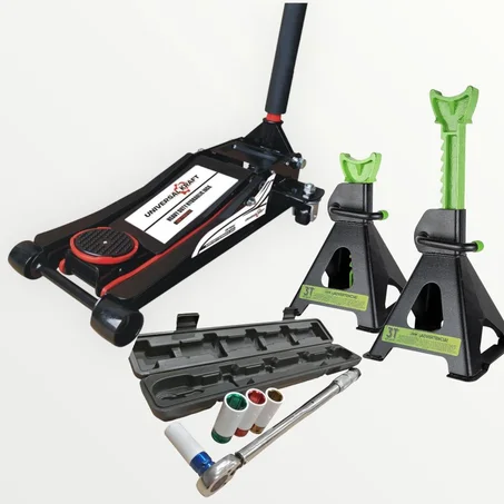 kit , gato hidraulico 4t + 2 caballetes 3 ton +LLAVE DINAMOMÉTRICA  con 3 vasos