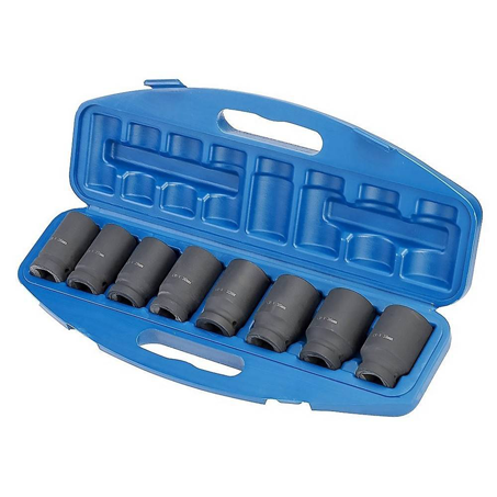 Juego de 8 Vasos de Impacto Cuadrados KRAFTMULLER de 3/4 "54-58MM