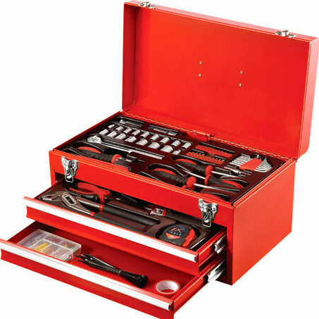 Caja Metalica Con 196 Herramientas varias