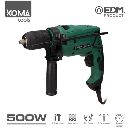 TALADRO DE PERCUSIÓN EDM 500W