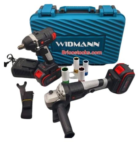 Amoladora Angular 24V+Llave De Impacto +4 vasos de impacto