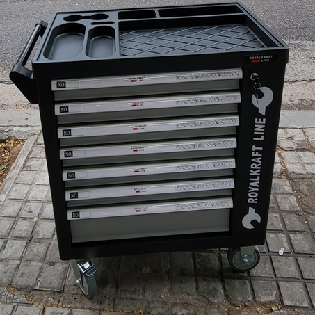 Carro de herramientas con ruedas