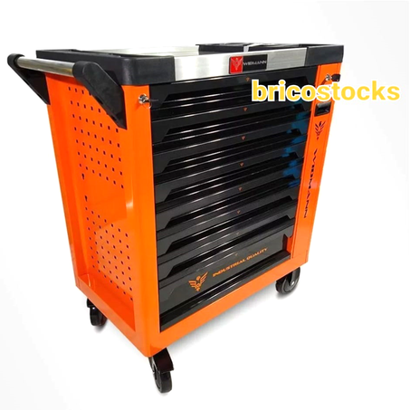 Carro portaherramientas Widmann naranja pro Tools 2022  8 cajones
