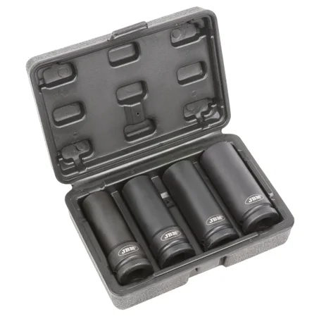 SET DE 4 VASOS DE IMPACTO PARA TORNILLOS DE SEGURIDAD