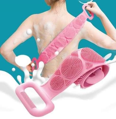 BROSSE MAGIQUE EN Silicone Serviettes De Bain Douche Frotte Dos Massage