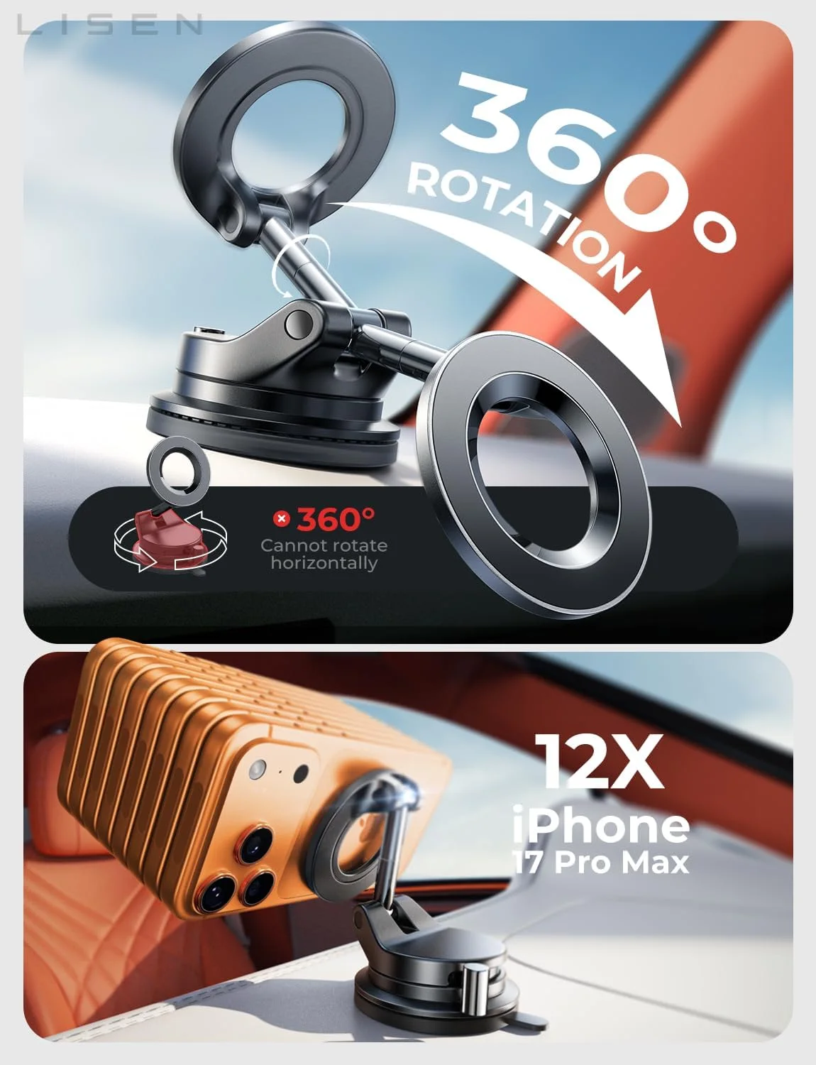 LISEN for Magsafe Car Mount