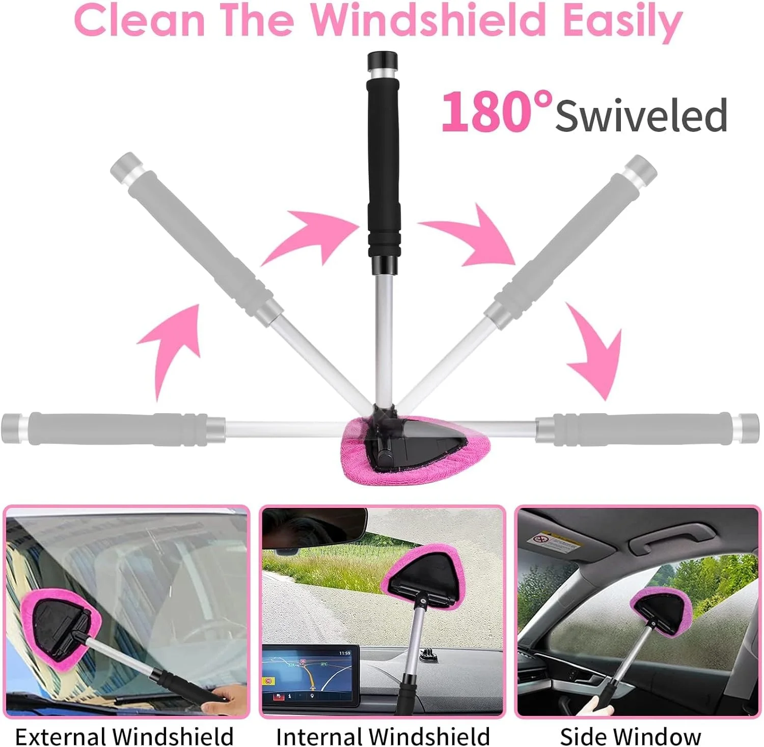 Viewsun 17pcs Car Cleaning Kit