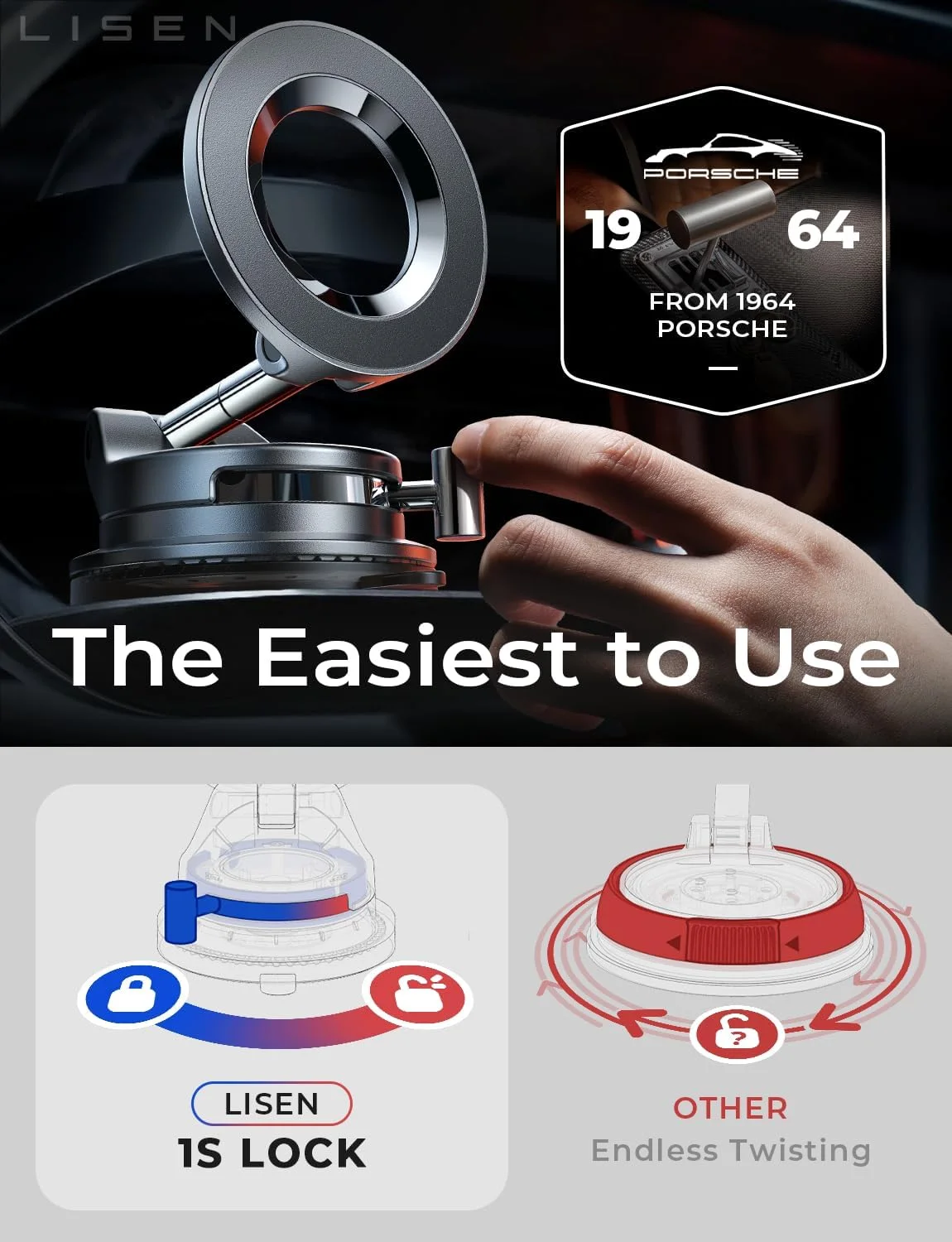 LISEN for Magsafe Car Mount