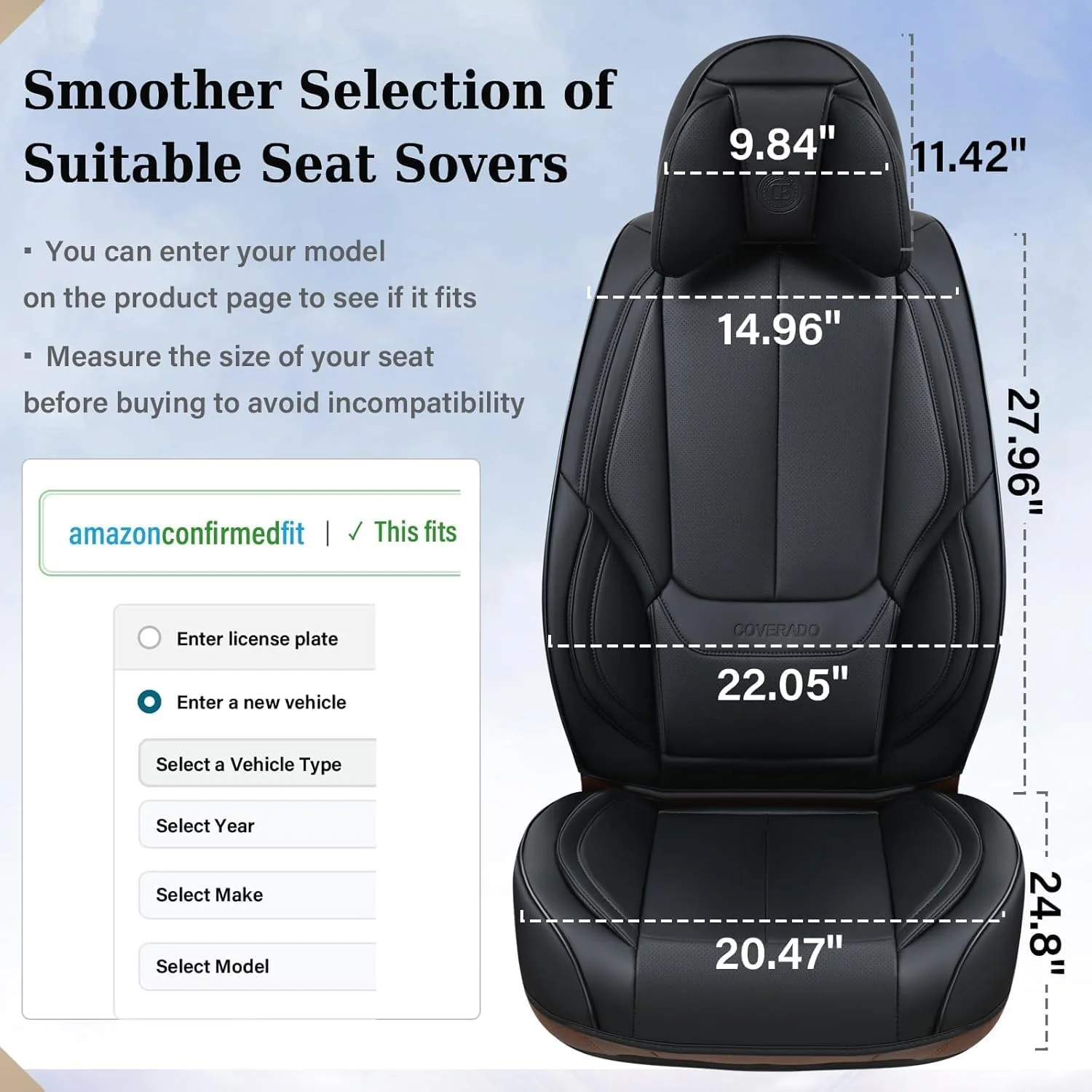 Coverado Car Seat Covers 5 Pieces