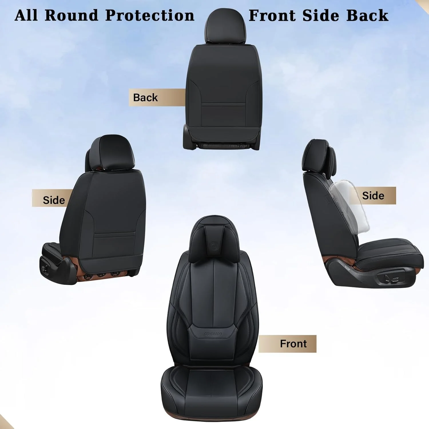 Coverado Car Seat Covers 5 Pieces