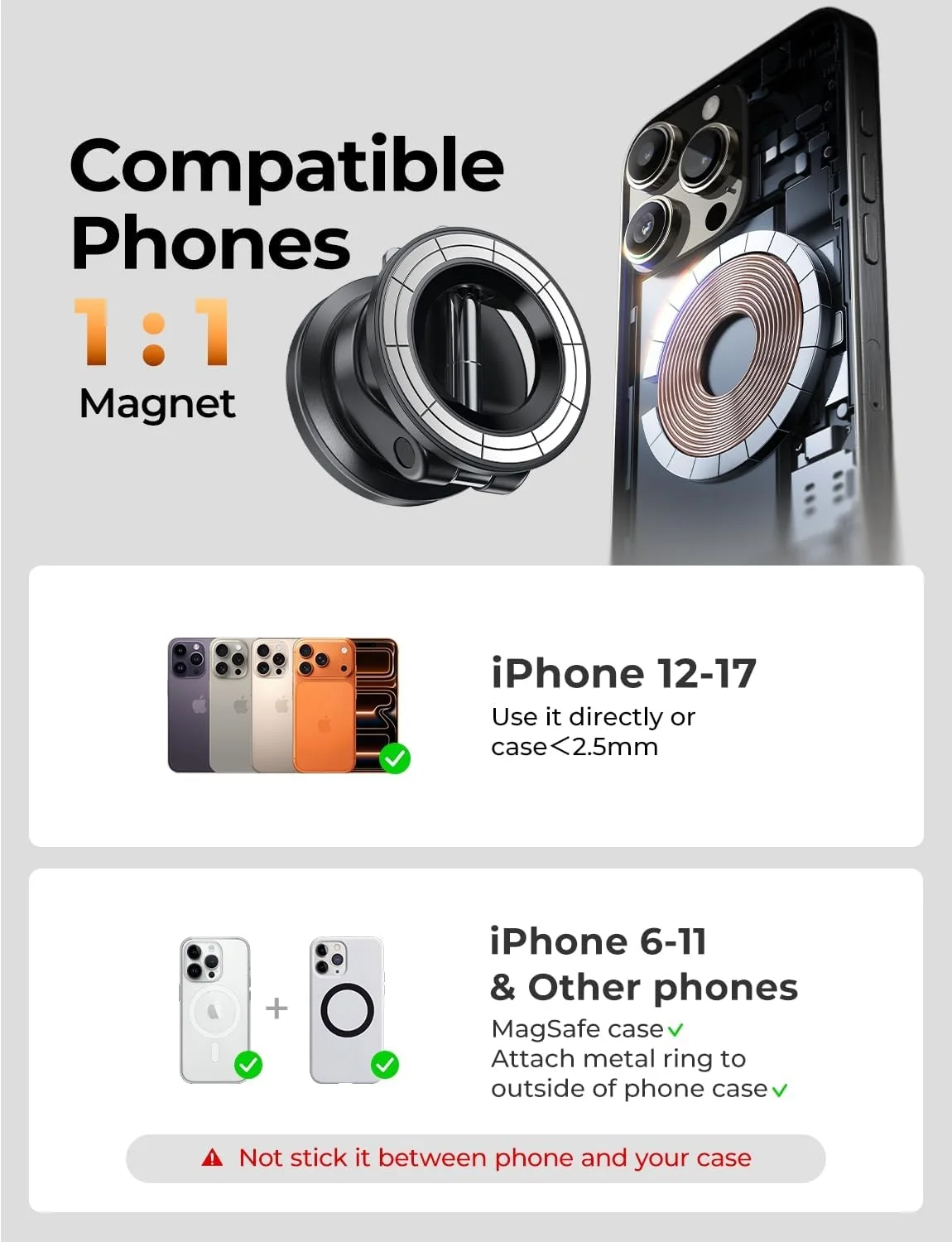 LISEN for Magsafe Car Mount