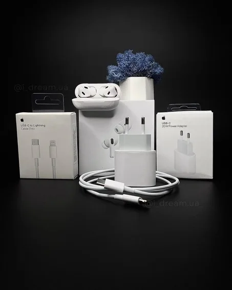 🔥 Pack iPhone Essentials 🔥  AirPods Pro 2ème Génération + Chargeur 20W + Câble Fast Charge كلشي لي محتاجو الآيفون ديالك فـ Pack واحد 😍
