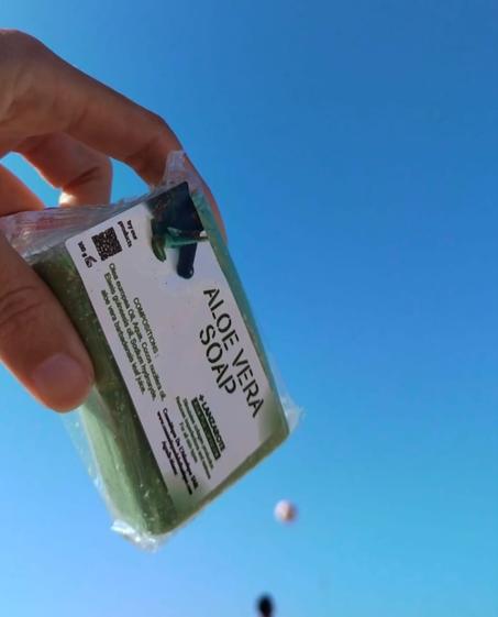 Savon  artisanal d'aloe vera 100 G