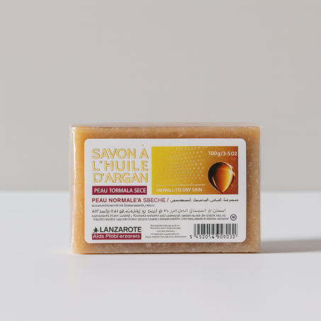 SAVON ARTISANAL A L'HUILE D'ARGAN ET PÉPINS DE RAISINS 100g