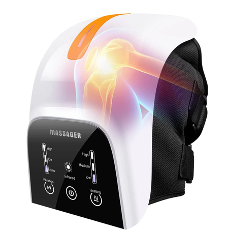 مدلك الركبة الألماني المتعدد الوظائف بوظيفة الكمادة الساخنة