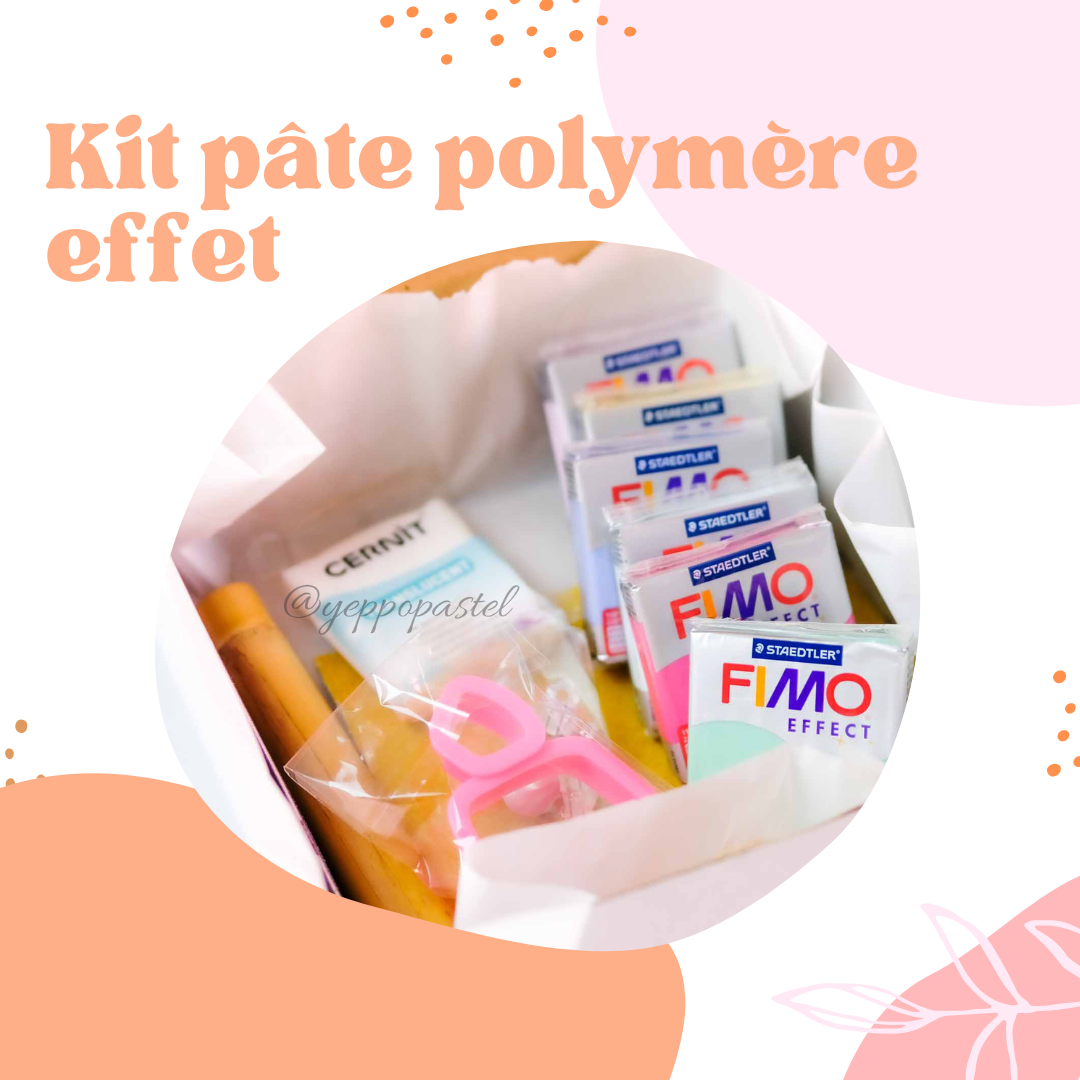 Kit pâte polymère effet