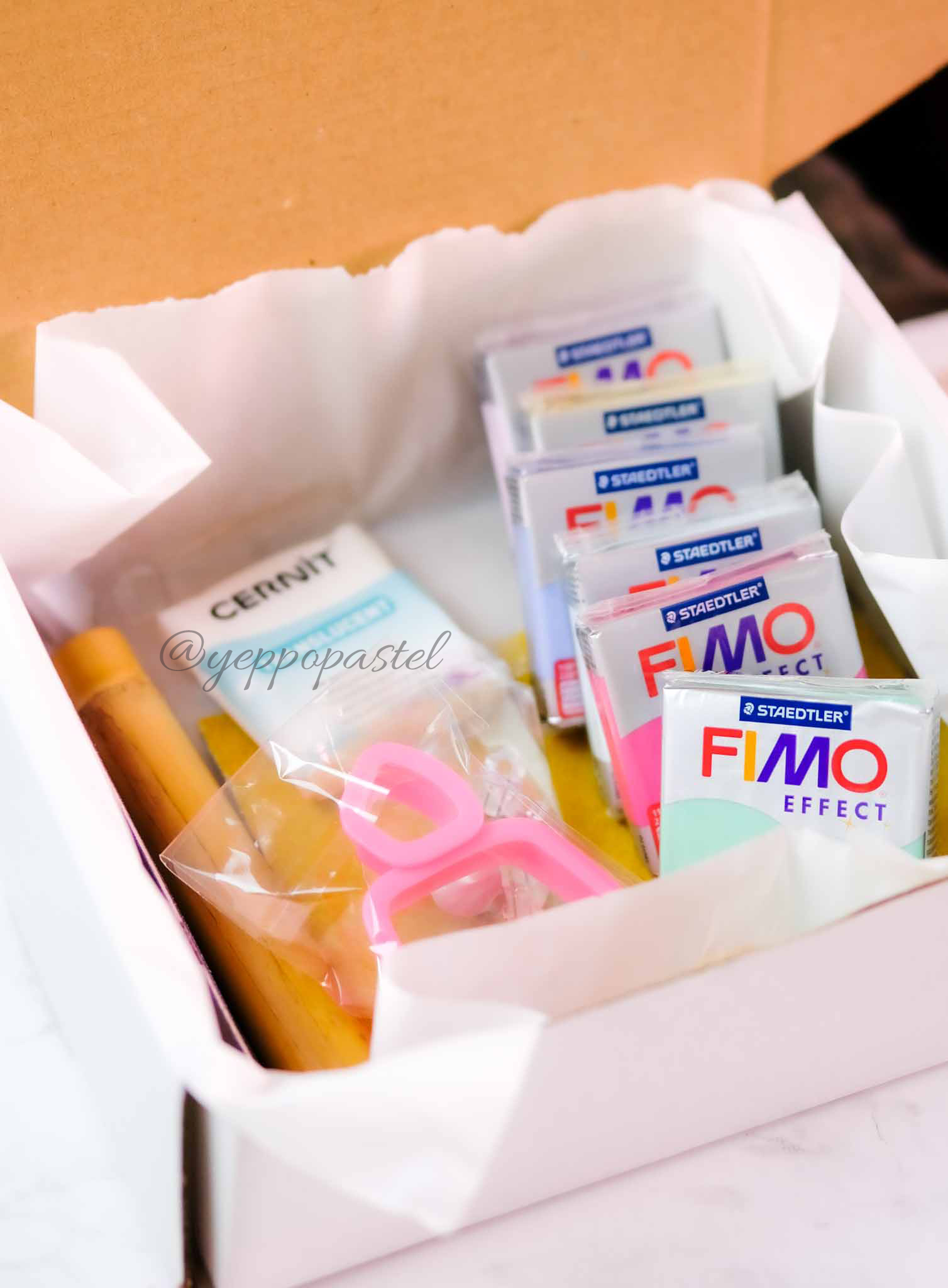 Kit pâte polymère effet