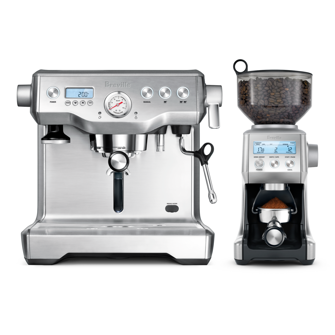 Breville Dynamic Duo™ (Dual Boiler & Smart Grinder Pro)