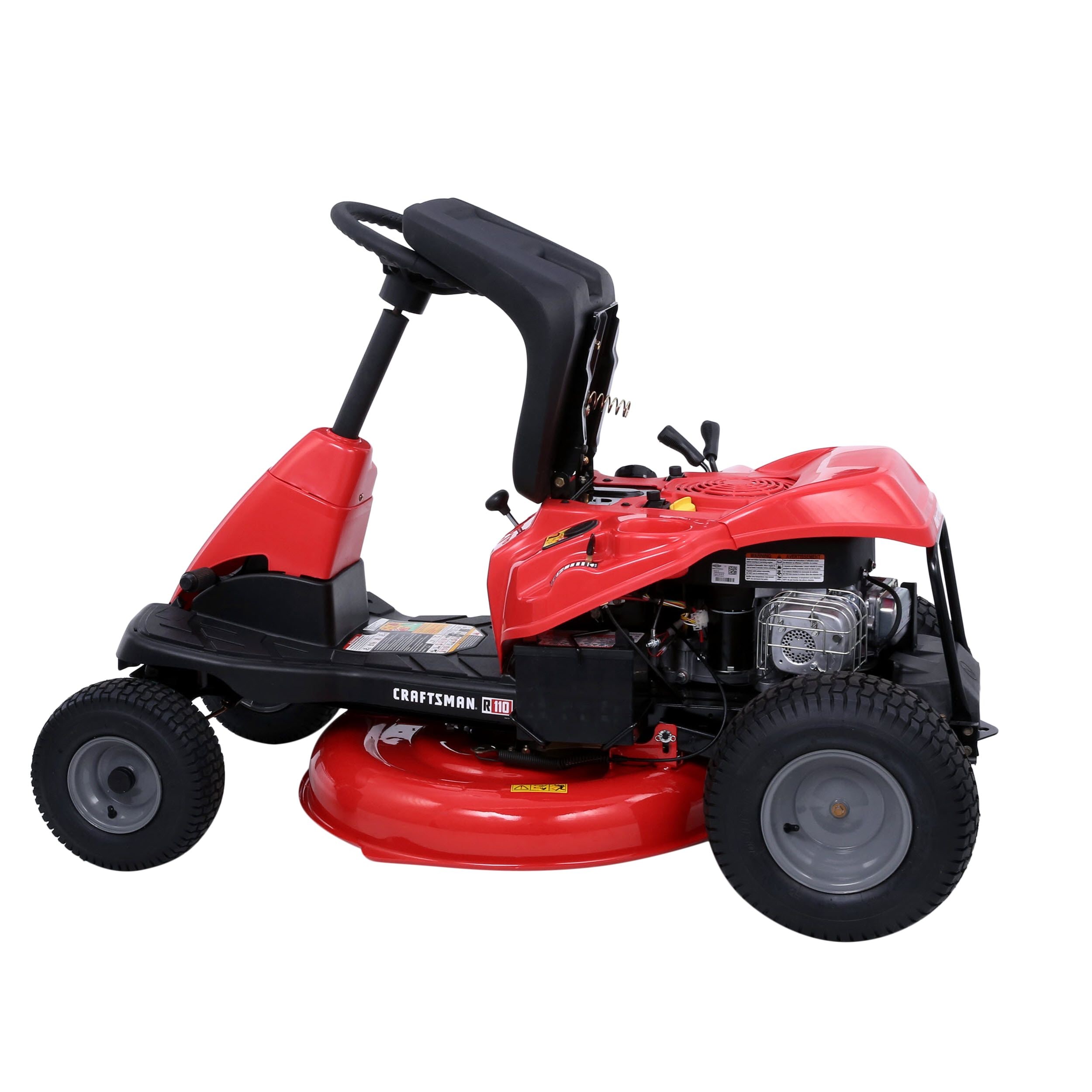 CRAFTSMAN R110 30-in. Rear Engine Riding Lawn Mower with 10.5 HP Briggs & Stratton Engine and Mulch Kit