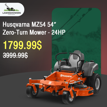 Husqvarna MZ54 54 in. 24 HP Kawasaki FR Series Gas Zero Turn Riding Lawn Mower