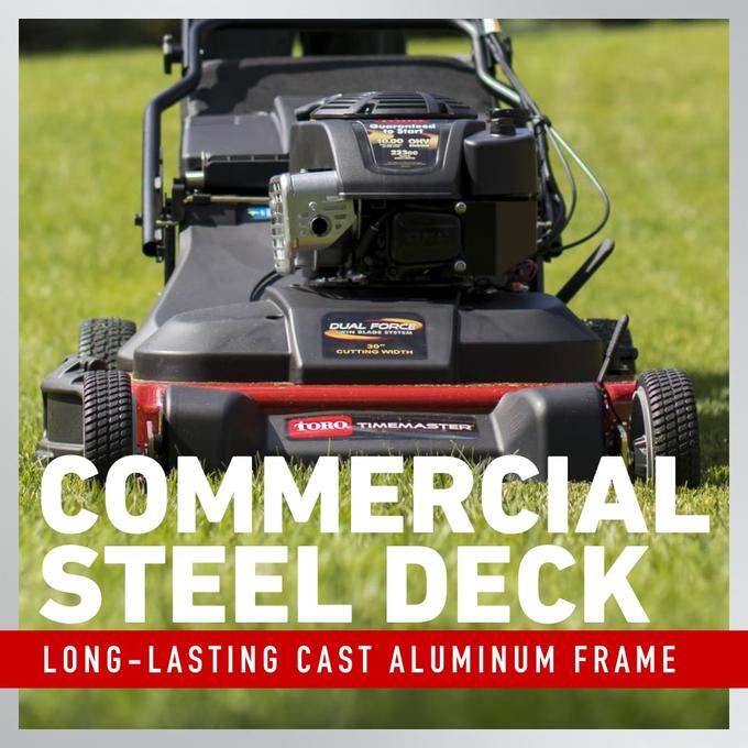 Toro TimeMaster Electric Start 30-in Gas Self-Propelled Lawn Mower with 223-cc Briggs & Stratton Engine