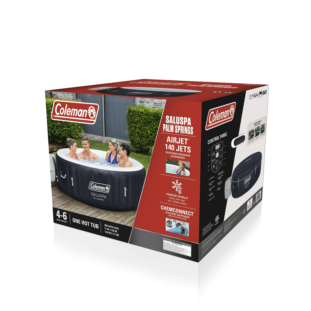 Coleman SaluSpa Palm Springs AirJet Hot Tub (4-6 Person)