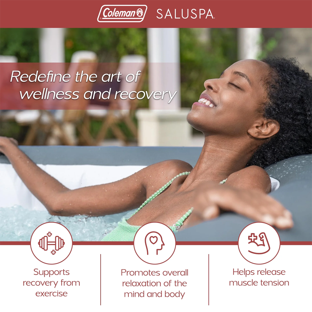 Coleman SaluSpa Sicily AirJet (7 Person) - 180 Jets, EnergySense