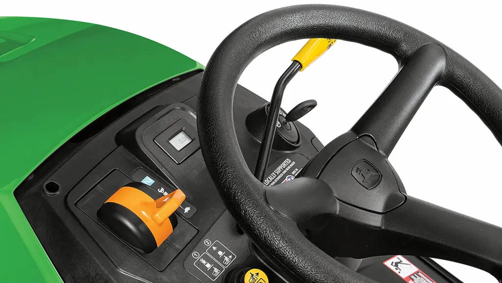 John Deere S120 42 in. 22 HP V-Twin Gas Hydrostatic Riding Lawn Mower