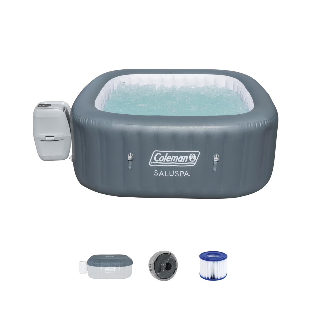 Coleman SaluSpa AirJet Classic (4-6 Person) - 114 Jets, Gray