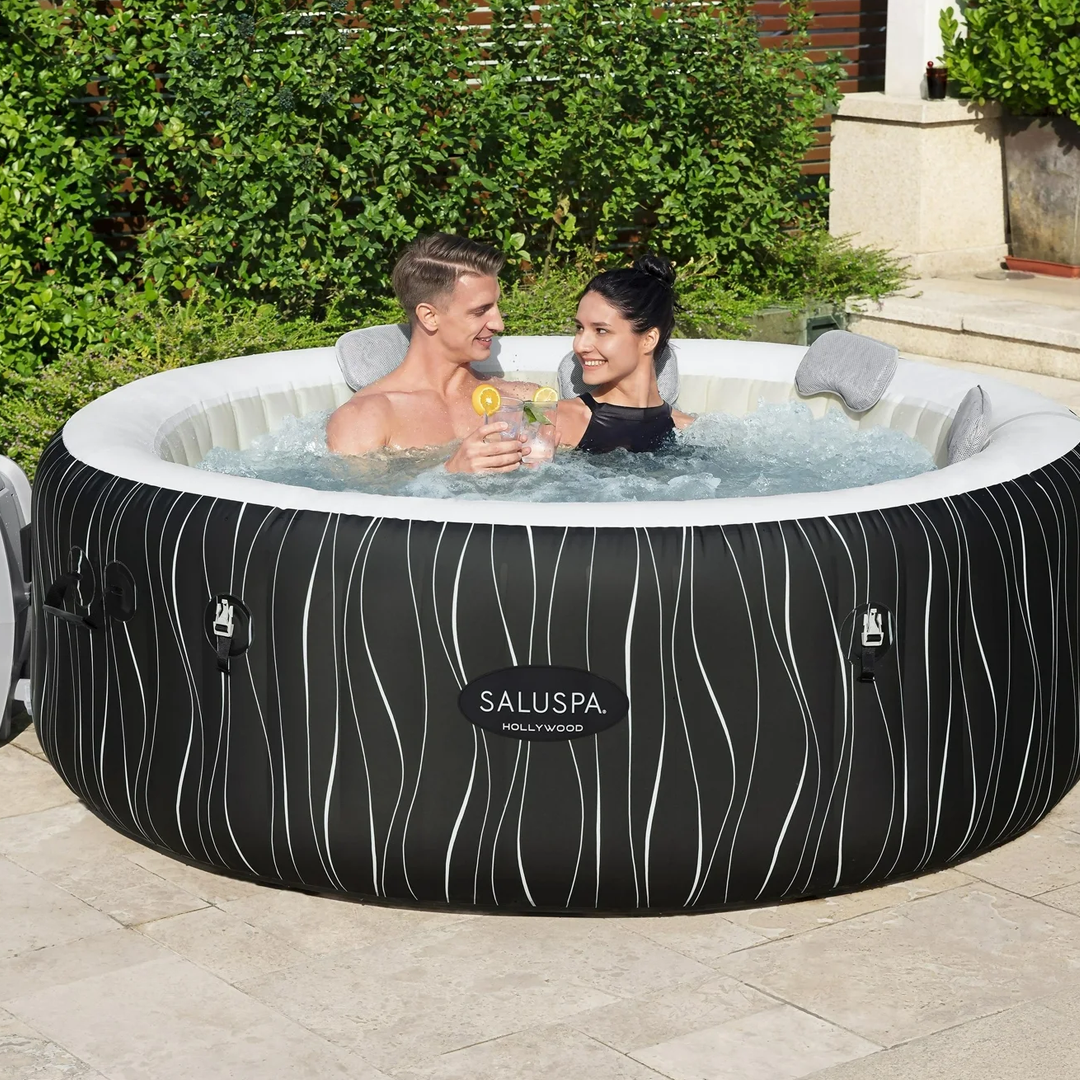 SaluSpa Hollywood AirJet Hot Tub (4-6 Person) - LED Lights