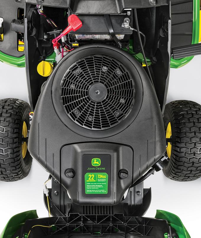 John Deere S140 48 in. 22 HP V-Twin Gas Hydrostatic Riding Lawn Mower