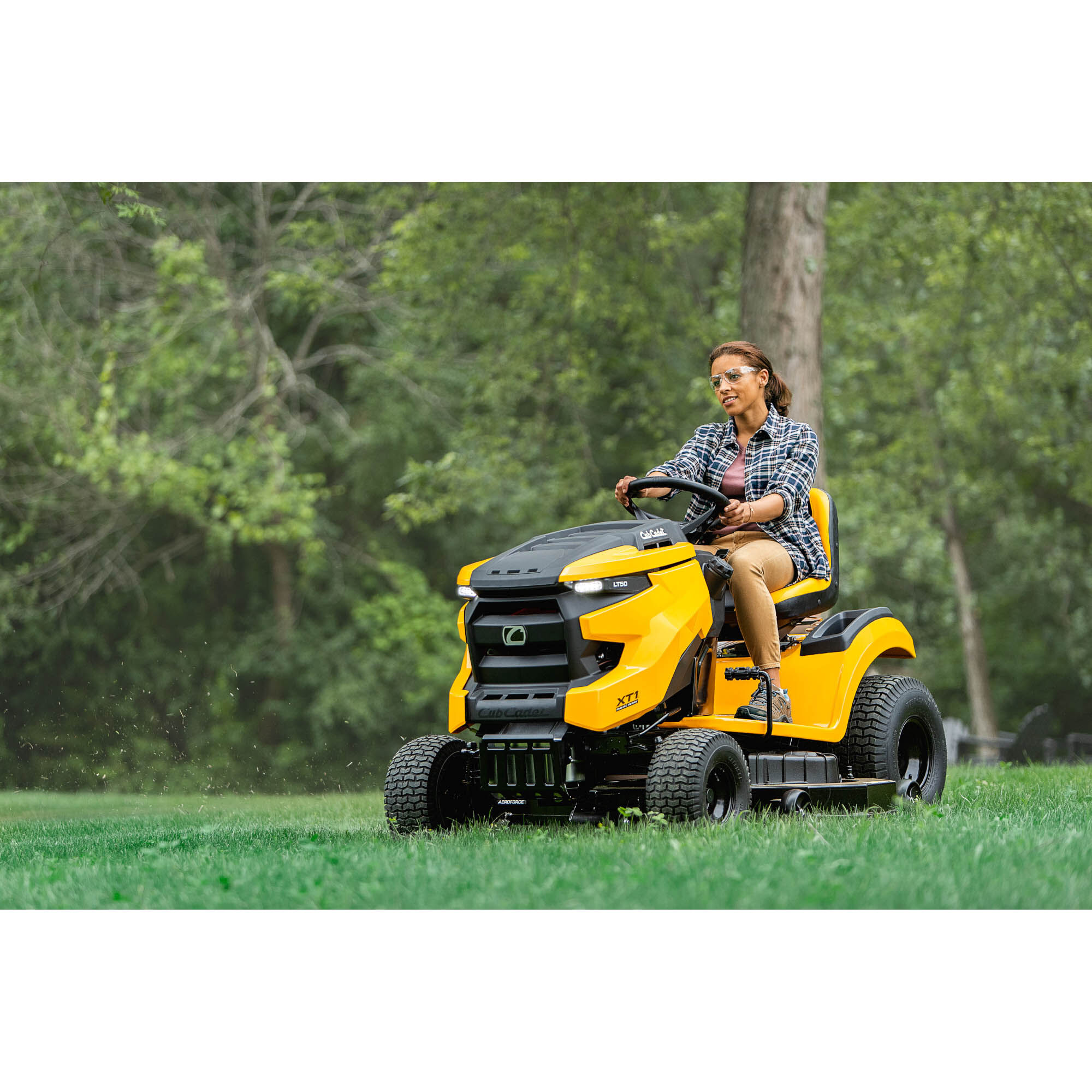 Cub Cadet XT1 Enduro LT 50-in Fabricated Deck 24 HP V-Twin Kohler Engine Hydrostatic Drive Gas Riding Lawn Tractor