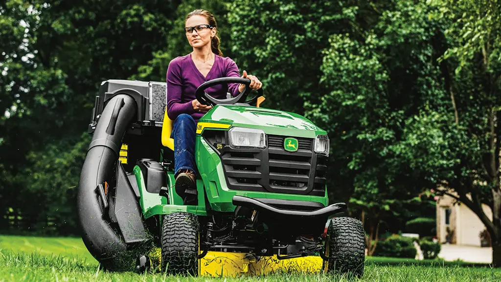 John Deere S120 42 in. 22 HP V-Twin Gas Hydrostatic Riding Lawn Mower