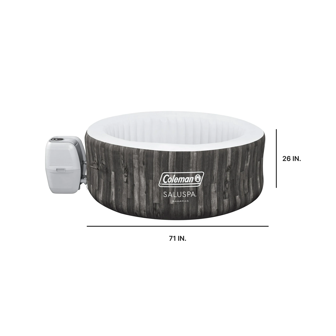 Coleman SaluSpa Bahamas AirJet Hot Tub (2-4 Person) - Compact & Round