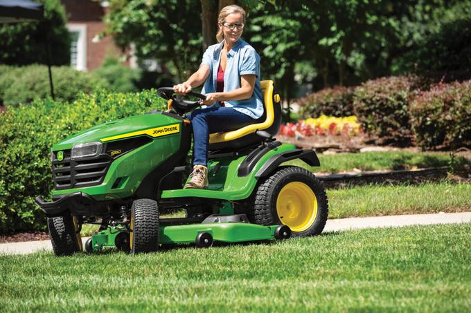 John Deere S180 54 in. 24 HP V-Twin ELS Gas Hydrostatic Riding Lawn Mower