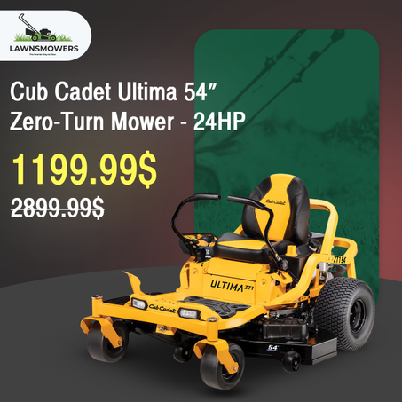 Cub Cadet 54-in 24 HP Gas-Powered Ultima Zero-Turn Riding Lawn Mower, 725cc