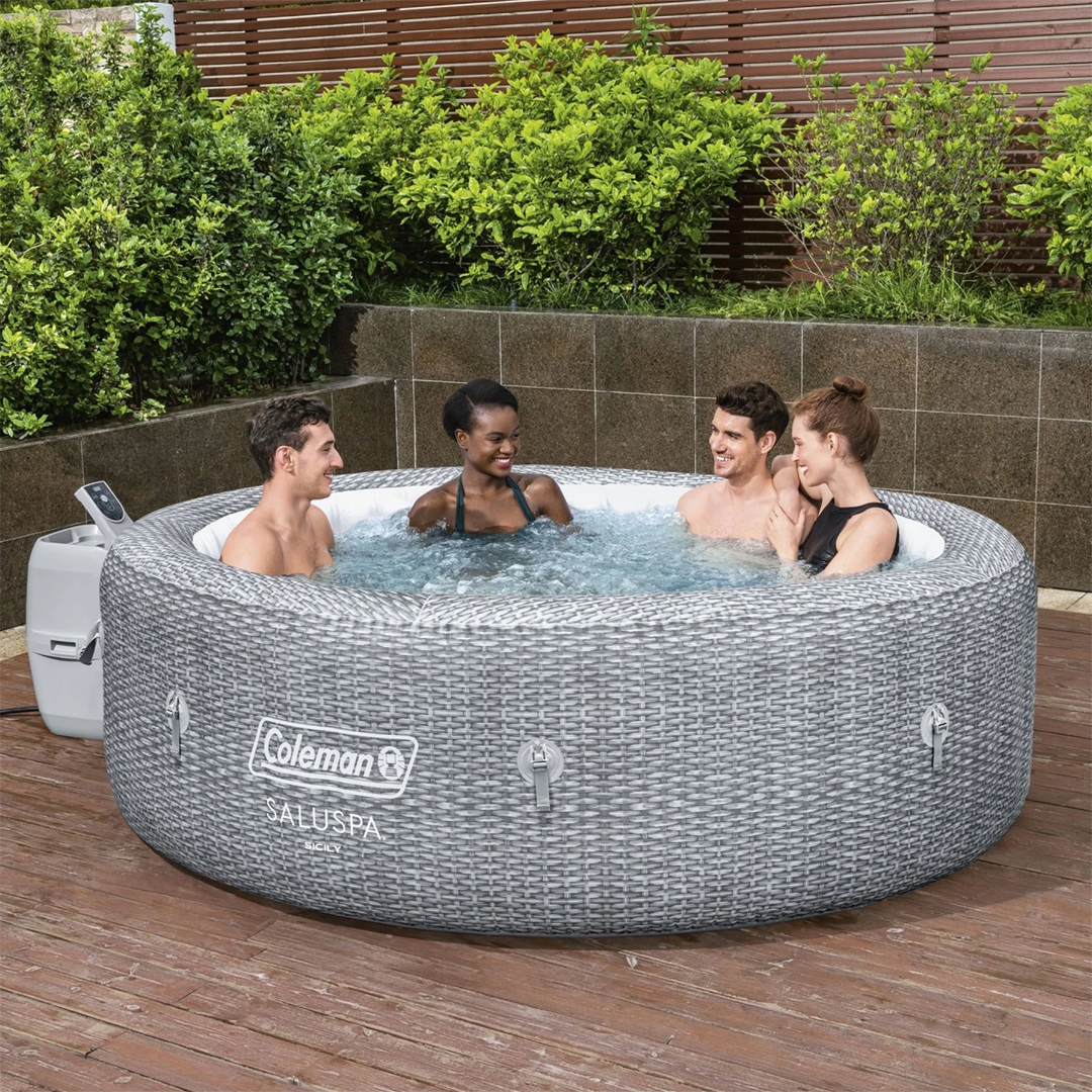 Coleman SaluSpa Sicily AirJet (7 Person) - 180 Jets, EnergySense