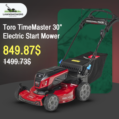 Toro TimeMaster Electric Start 30-in Gas Self-Propelled Lawn Mower with 223-cc Briggs & Stratton Engine