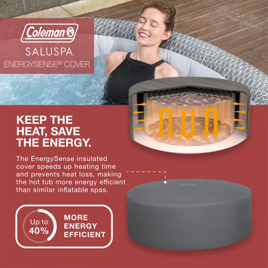 Coleman SaluSpa Sicily AirJet (7 Person) - 180 Jets, EnergySense